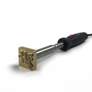 Electric branding iron with your own logo